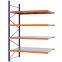 Weitspannregal Anbauregal FORTIS, 3.000×2.000×1.000 mm, verzinkt