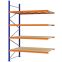 Weitspannregal Anbauregal FORTIS, 3.000×2.000×1.000 mm, Spanplatte