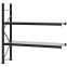 Weitspannregal Anbauregal FORTIS, 2.000×2.000×500 mm, verzinkt