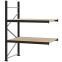 Weitspannregal Anbauregal FORTIS, 2.000×1.500×800 mm, Spanplatte