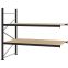 Weitspannregal Anbauregal FORTIS, 2.000×2.250×1.000 mm, Spanplatte