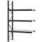 Weitspannregal Anbauregal FORTIS, 2.500×1.500×500 mm, verzinkt