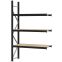 Weitspannregal Anbauregal FORTIS, 2.500×1.500×500 mm, Spanplatte