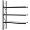 Weitspannregal Anbauregal FORTIS, 2.500×2.000×500 mm, verzinkt