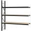 Weitspannregal Anbauregal FORTIS, 2.500×2.250×500 mm, Spanplatte