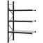 Weitspannregal Anbauregal FORTIS, 2.500×1.500×600 mm, verzinkt