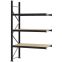Weitspannregal Anbauregal FORTIS, 2.500×1.500×600 mm, Spanplatte