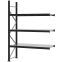 Weitspannregal Anbauregal FORTIS, 2.500×1.750×600 mm, verzinkt