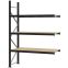 Weitspannregal Anbauregal FORTIS, 2.500×1.750×600 mm, Spanplatte