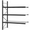 Weitspannregal Anbauregal FORTIS, 2.500×2.000×800 mm, verzinkt
