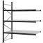 Weitspannregal Anbauregal FORTIS, 2.500×2.000×1.000 mm, verzinkt