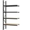 Weitspannregal Anbauregal FORTIS, 3.000×1.500×500 mm, Spanplatte