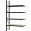 Weitspannregal Anbauregal FORTIS, 3.000×1.750×500 mm, Spanplatte