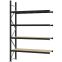 Weitspannregal Anbauregal FORTIS, 3.000×2.000×500 mm, Spanplatte