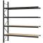Weitspannregal Anbauregal FORTIS, 3.000×2.500×600 mm, Spanplatte