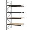 Weitspannregal Anbauregal FORTIS, 3.000×1.500×800 mm, Spanplatte
