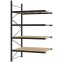 Weitspannregal Anbauregal FORTIS, 3.000×1.750×1.000 mm, Spanplatte