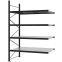 Weitspannregal Anbauregal FORTIS, 3.000×2.000×1.000 mm, verzinkt