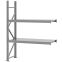 Weitspannregal Anbauregal FORTIS, 2.000×1.500×500 mm, verzinkt