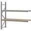 Weitspannregal Anbauregal FORTIS, 2.000×2.000×600 mm, Spanplatte