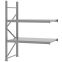 Weitspannregal Anbauregal FORTIS, 2.000×2.500×800 mm, Spanplatte