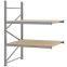 Weitspannregal Anbauregal FORTIS, 2.000×1.500×1.000 mm, Spanplatte