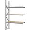 Weitspannregal Anbauregal FORTIS, 2.500×1.500×500 mm, Spanplatte
