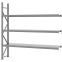 Weitspannregal Anbauregal FORTIS, 2.500×2.500×500 mm, verzinkt