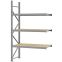 Weitspannregal Anbauregal FORTIS, 2.500×1.500×600 mm, Spanplatte