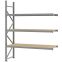Weitspannregal Anbauregal FORTIS, 2.500×2.000×600 mm, Spanplatte