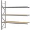 Weitspannregal Anbauregal FORTIS, 2.500×2.250×600 mm, Spanplatte