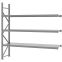 Weitspannregal Anbauregal FORTIS, 2.500×2.500×600 mm, verzinkt
