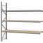 Weitspannregal Anbauregal FORTIS, 2.500×2.500×600 mm, Spanplatte