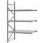 Weitspannregal Anbauregal FORTIS, 2.500×1.500×800 mm, verzinkt