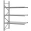 Weitspannregal Anbauregal FORTIS, 2.500×1.750×800 mm, verzinkt