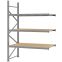 Weitspannregal Anbauregal FORTIS, 2.500×1.750×800 mm, Spanplatte