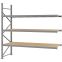 Weitspannregal Anbauregal FORTIS, 2.500×2.500×800 mm, Spanplatte