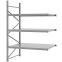 Weitspannregal Anbauregal FORTIS, 2.500×1.750×1.000 mm, verzinkt