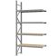 Weitspannregal Anbauregal FORTIS, 3.000×1.500×500 mm, Spanplatte