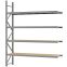 Weitspannregal Anbauregal FORTIS, 3.000×2.500×500 mm, Spanplatte