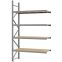 Weitspannregal Anbauregal FORTIS, 3.000×1.750×600 mm, Spanplatte