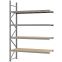 Weitspannregal Anbauregal FORTIS, 3.000×2.000×600 mm, Spanplatte