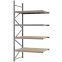 Weitspannregal Anbauregal FORTIS, 3.000×1.500×800 mm, Spanplatte