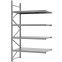 Weitspannregal Anbauregal FORTIS, 3.000×1.750×800 mm, verzinkt