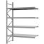 Weitspannregal Anbauregal FORTIS, 3.000×2.000×800 mm, verzinkt