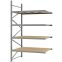 Weitspannregal Anbauregal FORTIS, 3.000×1.750×1.000 mm, Spanplatte