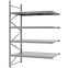 Weitspannregal Anbauregal FORTIS, 3.000×2.000×1.000 mm, verzinkt