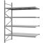 Weitspannregal Anbauregal FORTIS, 3.000×2.250×1.000 mm, verzinkt