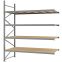 Weitspannregal Anbauregal FORTIS, 3.000×2.500×1.000 mm, Spanplatte