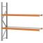 Weitspannregal Anbauregal FORTIS, 2.000×2.000×500 mm, verzinkt